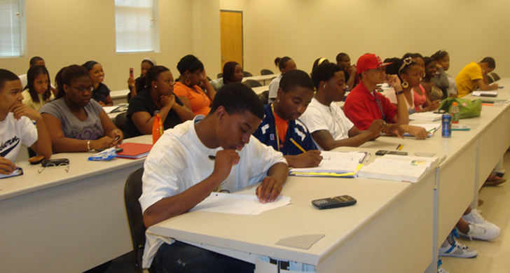 students in classroom