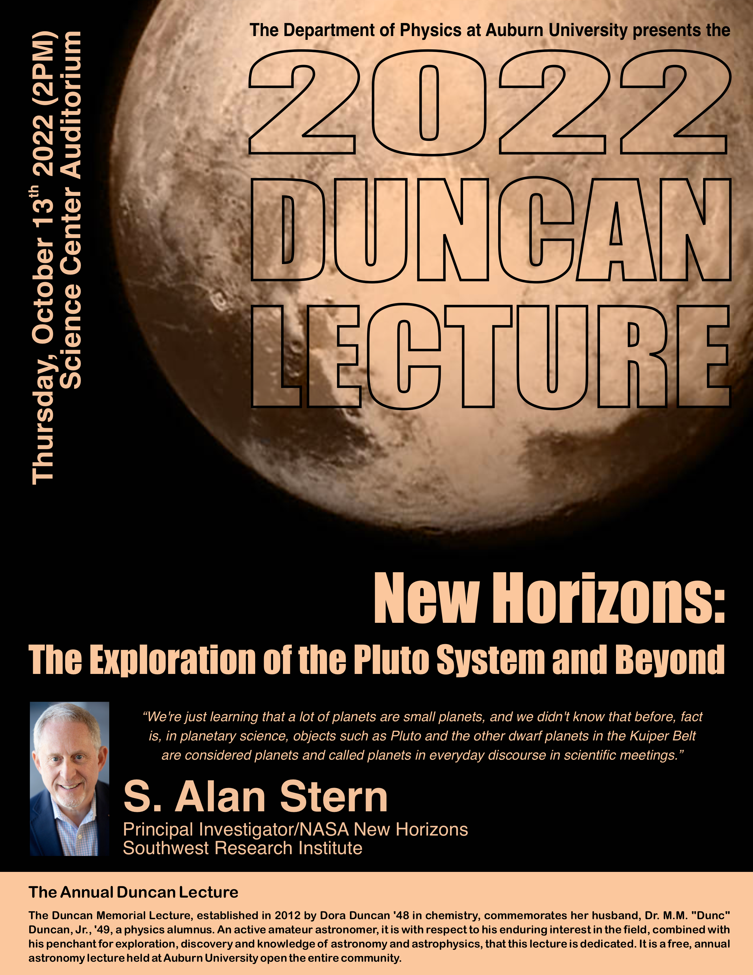 Annual Duncan Lecture