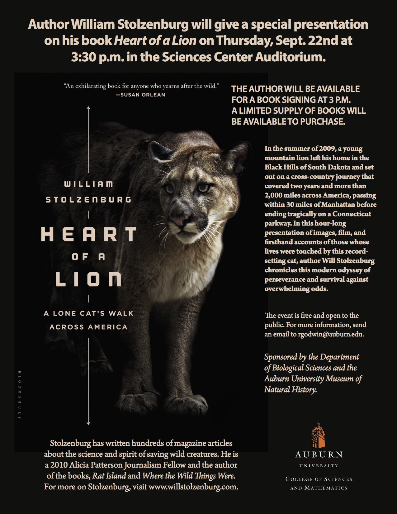 Heart of a Lion flyer