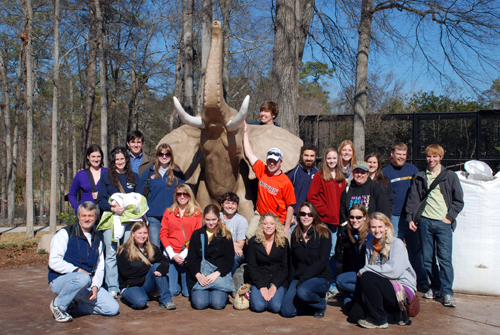 SCB members got a behind-the-scenes tour of the Birmingham Zoo. 