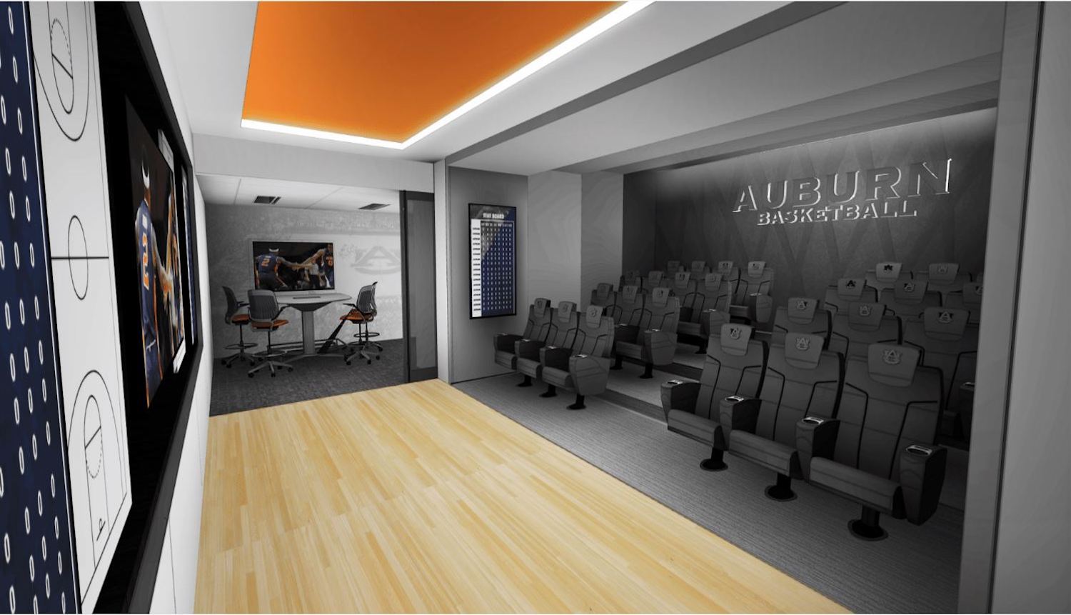 Auburn Arena Locker Room Enhancement
