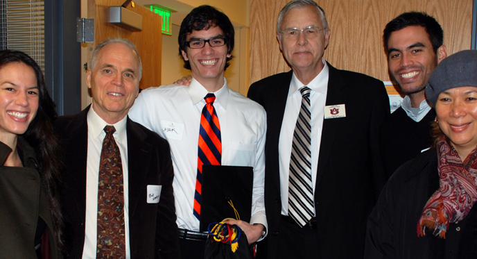 Dr. Wit with Students