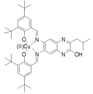 Cu(II)-salqu complex for catalysis