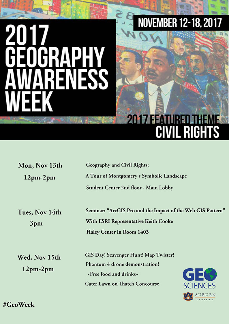 Geography Awareness Week poster