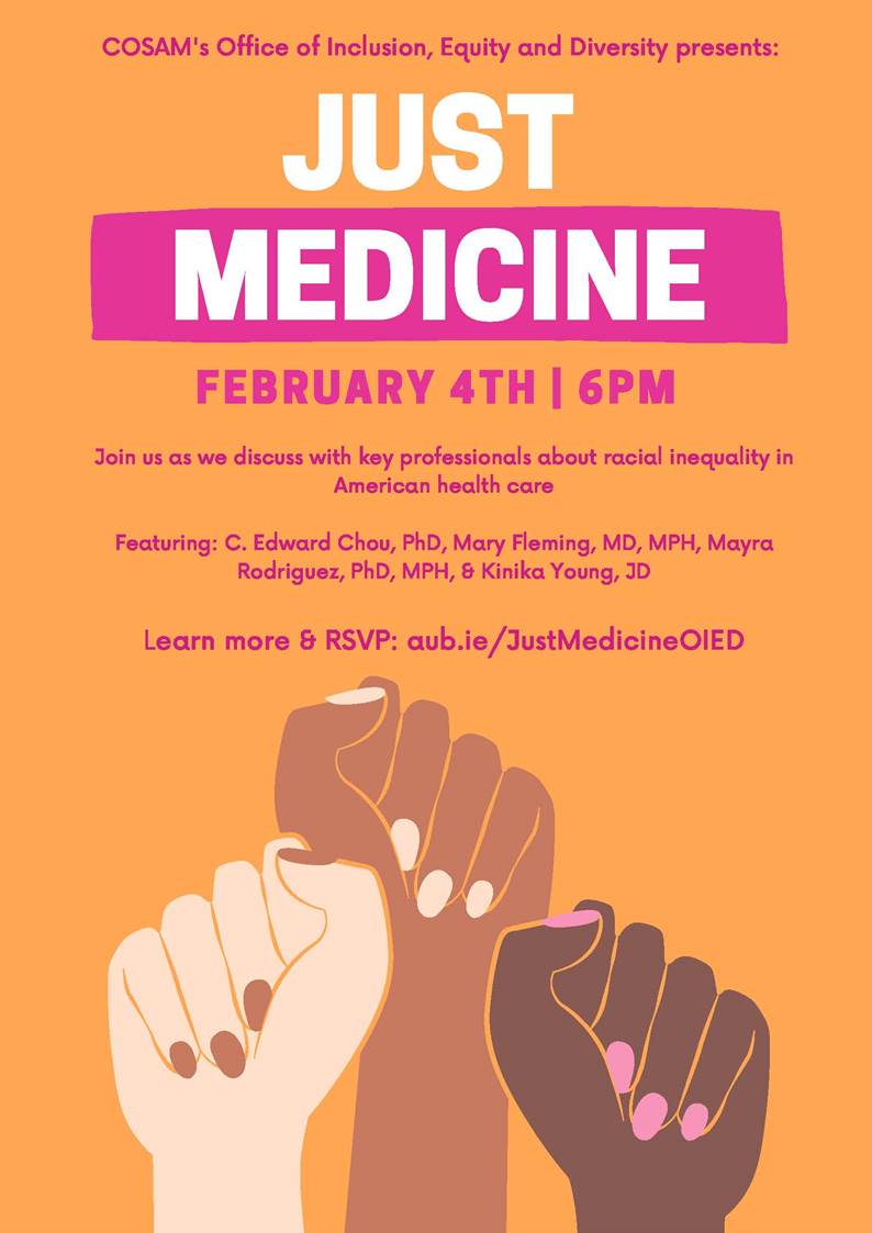 Just Medicine virtual panel discussion - February 4 at 6 p.m.