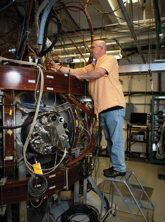 Faculty working on fusion plasma physics.