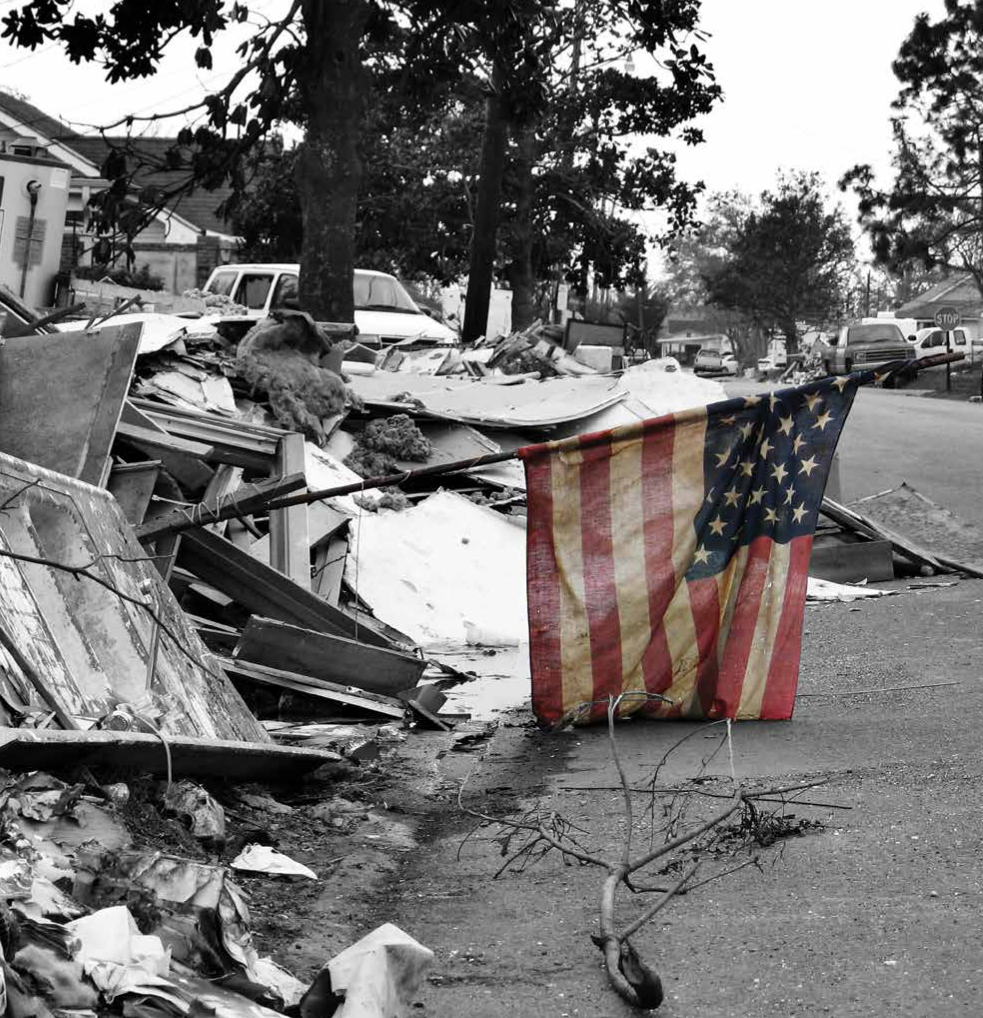 Photo of Destruction from Homes. 