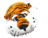 Aubie the Tiger Mascot head icon