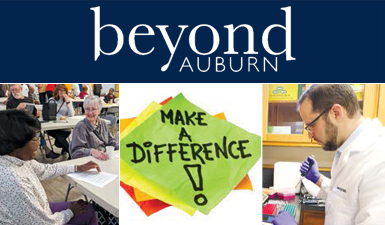 Auburn University Outreach Beyond Auburn Magazine Cover