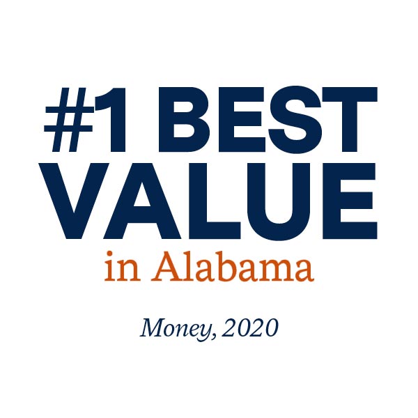 #1 Best Value in AlabamaMoney 2020