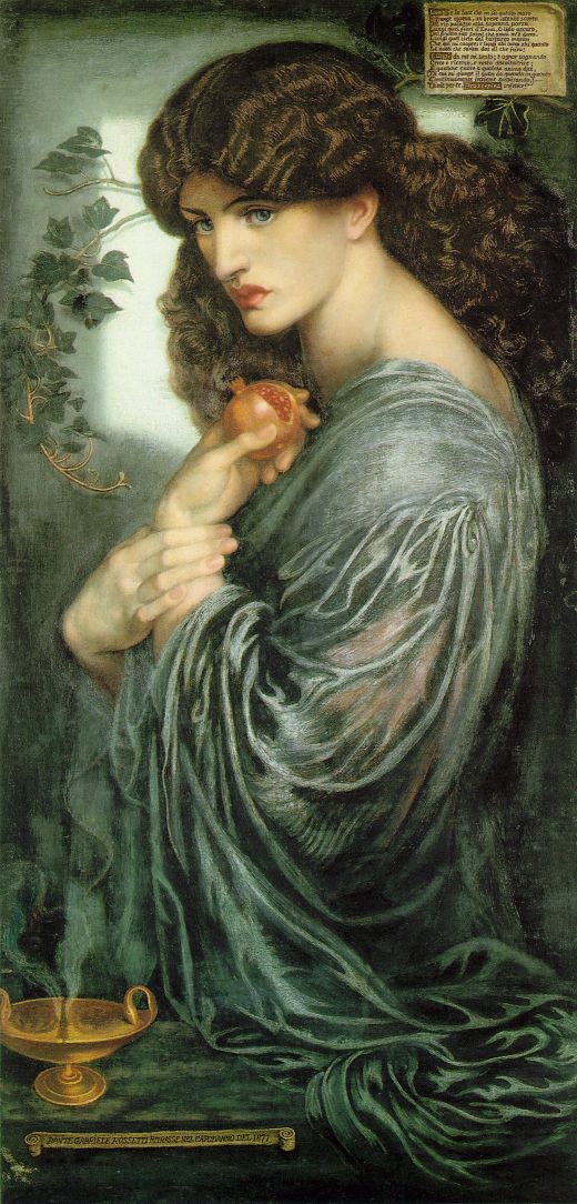 Proserpine, by D.G. Rossetti, 1882