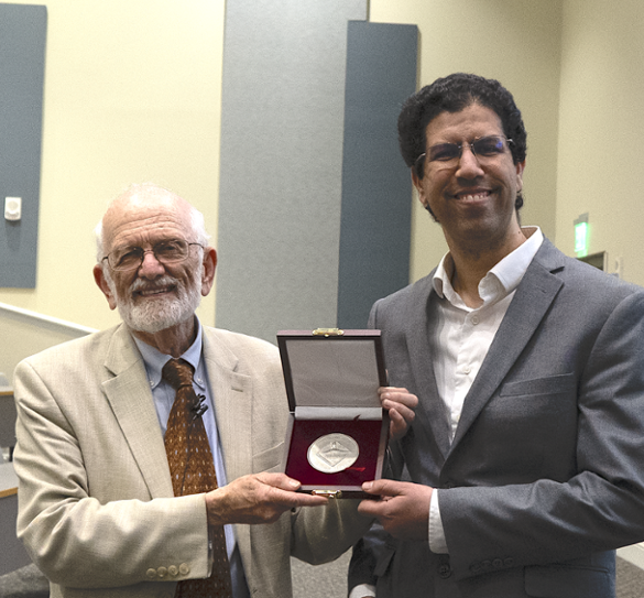 R. Graham Cooks from Purdue University, this year’s Kosolapoff Award Winner, with Ahmed Hamid