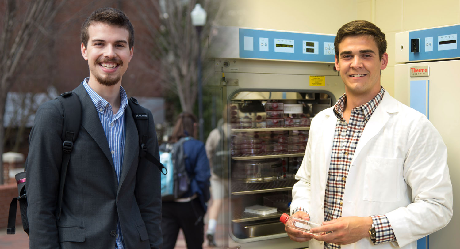 Austin Bush and Taylor Young