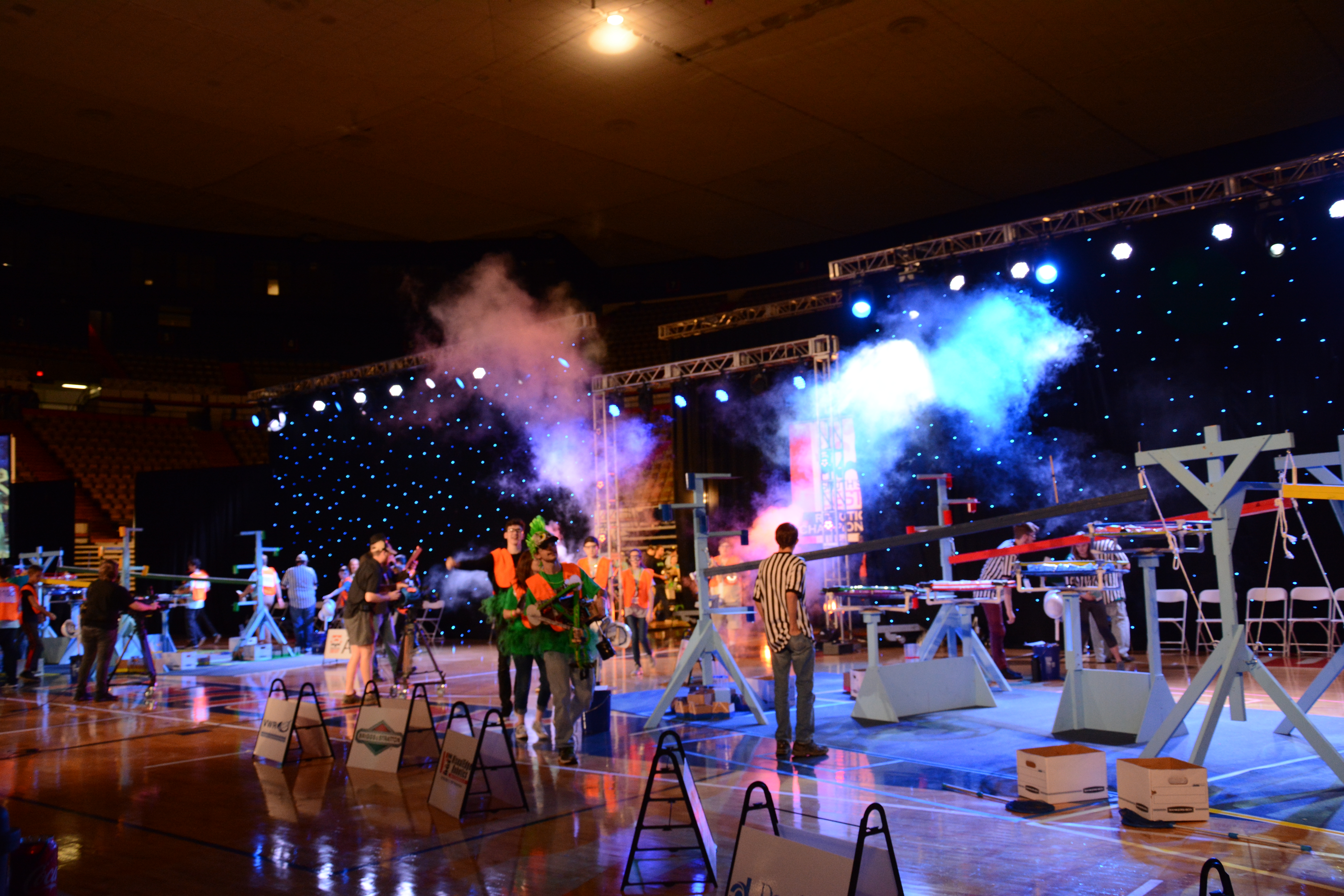 South's BEST participants entering field.