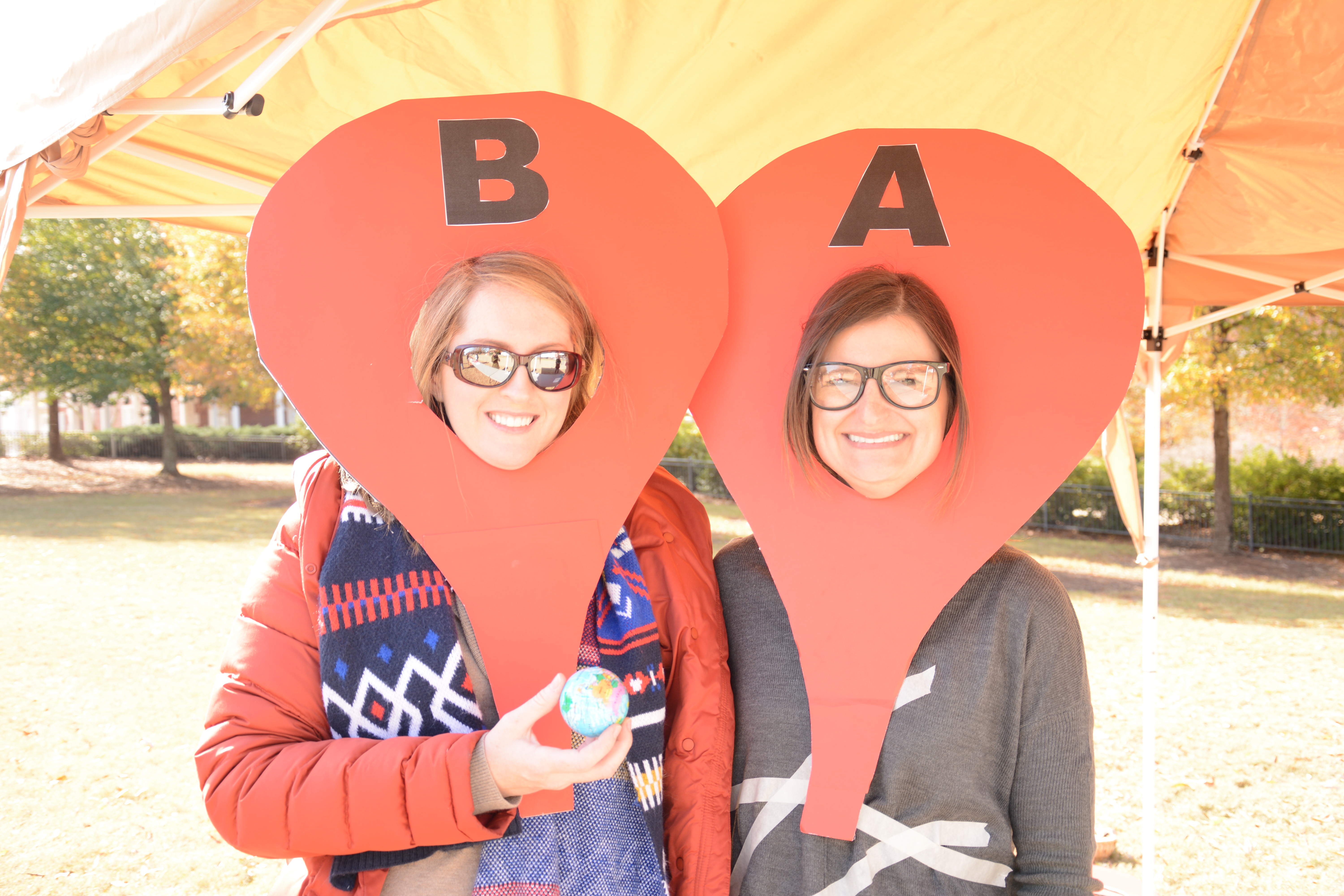 COSAM Academic Advisor Katie Cooper and Department of Geosciences Lecturer Dr. Carmen Brysch. 