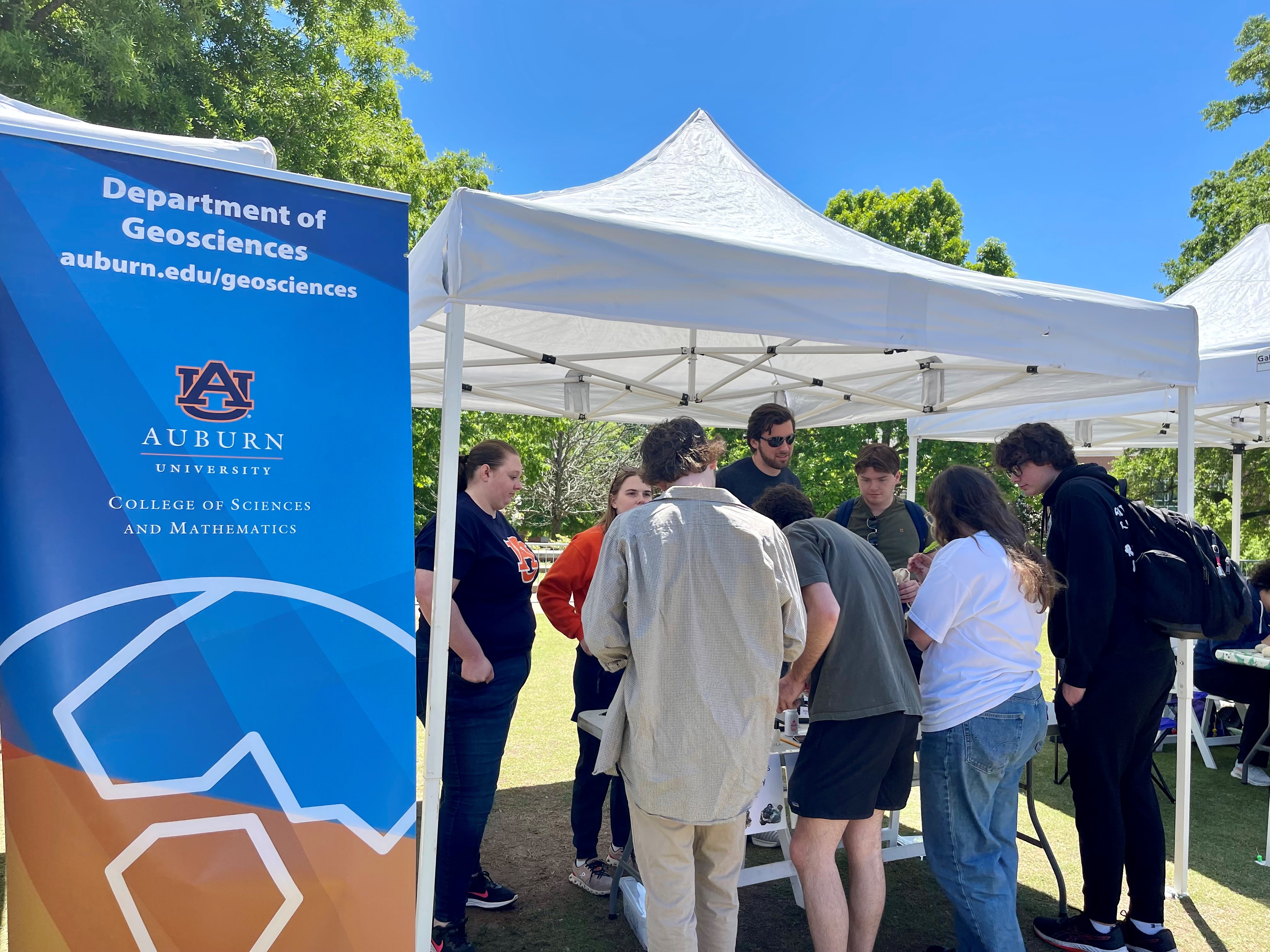 The Department of Geosciences celebrated Earth Day with exhibits for everyone to enjoy.