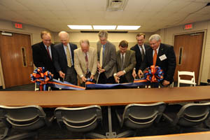 Ribbon cutting for the Biodiversity Learning Center