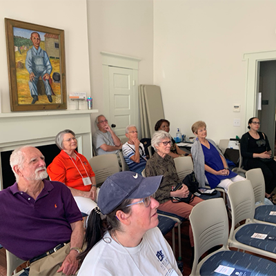 The Great Convergence - view of audience seated and listening