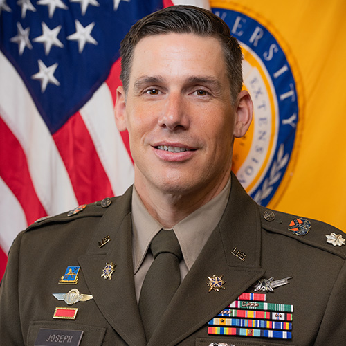 Headshot photo of LTC Joshua Joseph