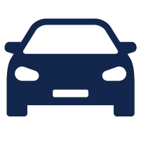 Icon graphic of a car