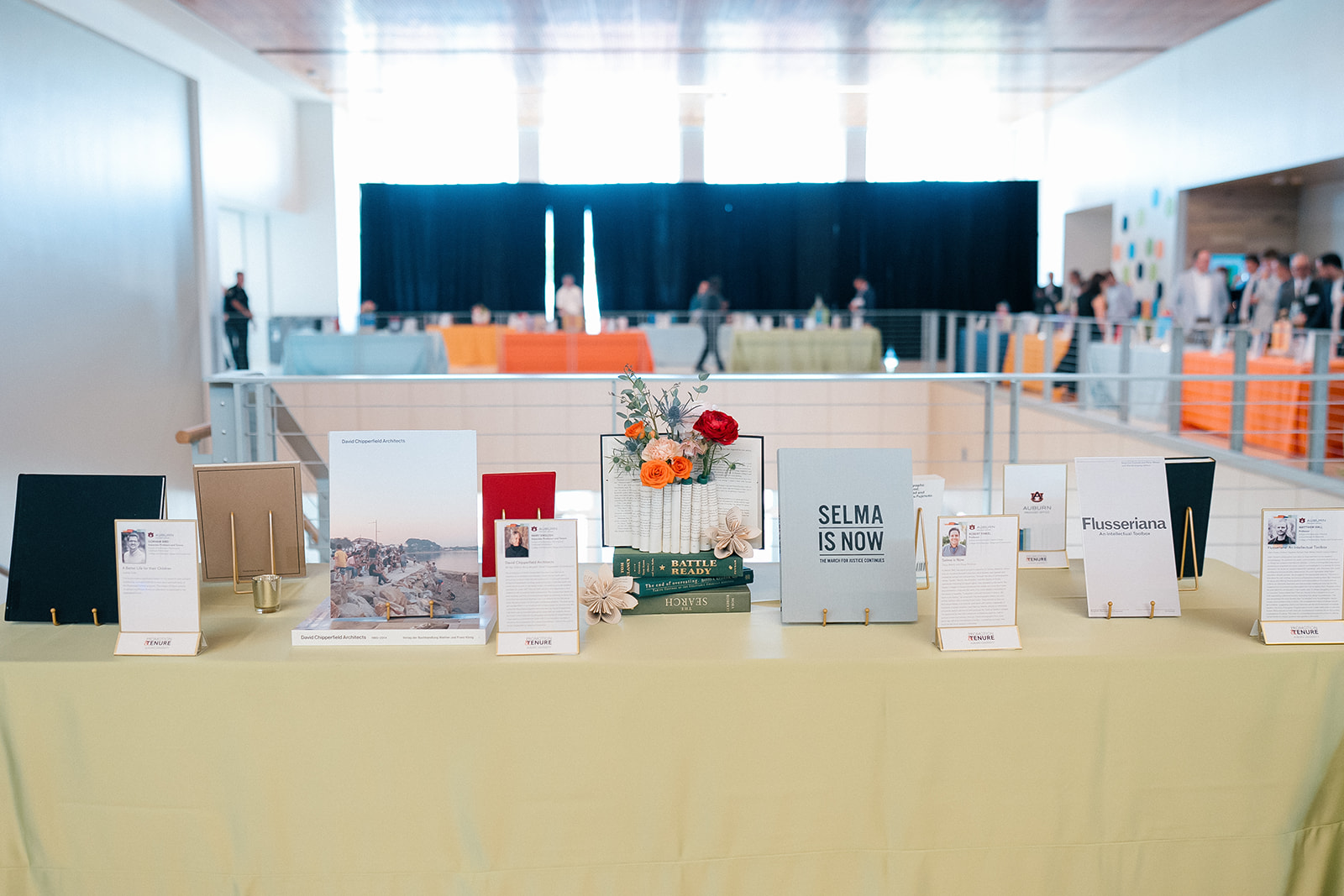 Promotion and Tenure 2024-2025 Table showcase of selected books