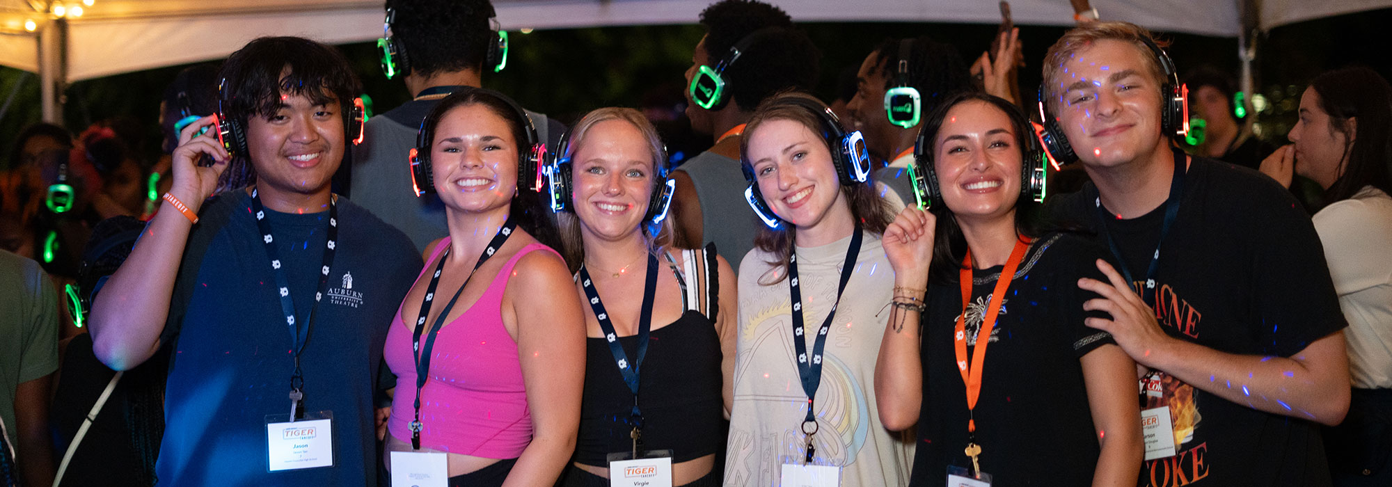 Students cheering in the arena