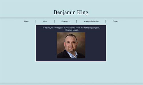 Benjamin King portfolio