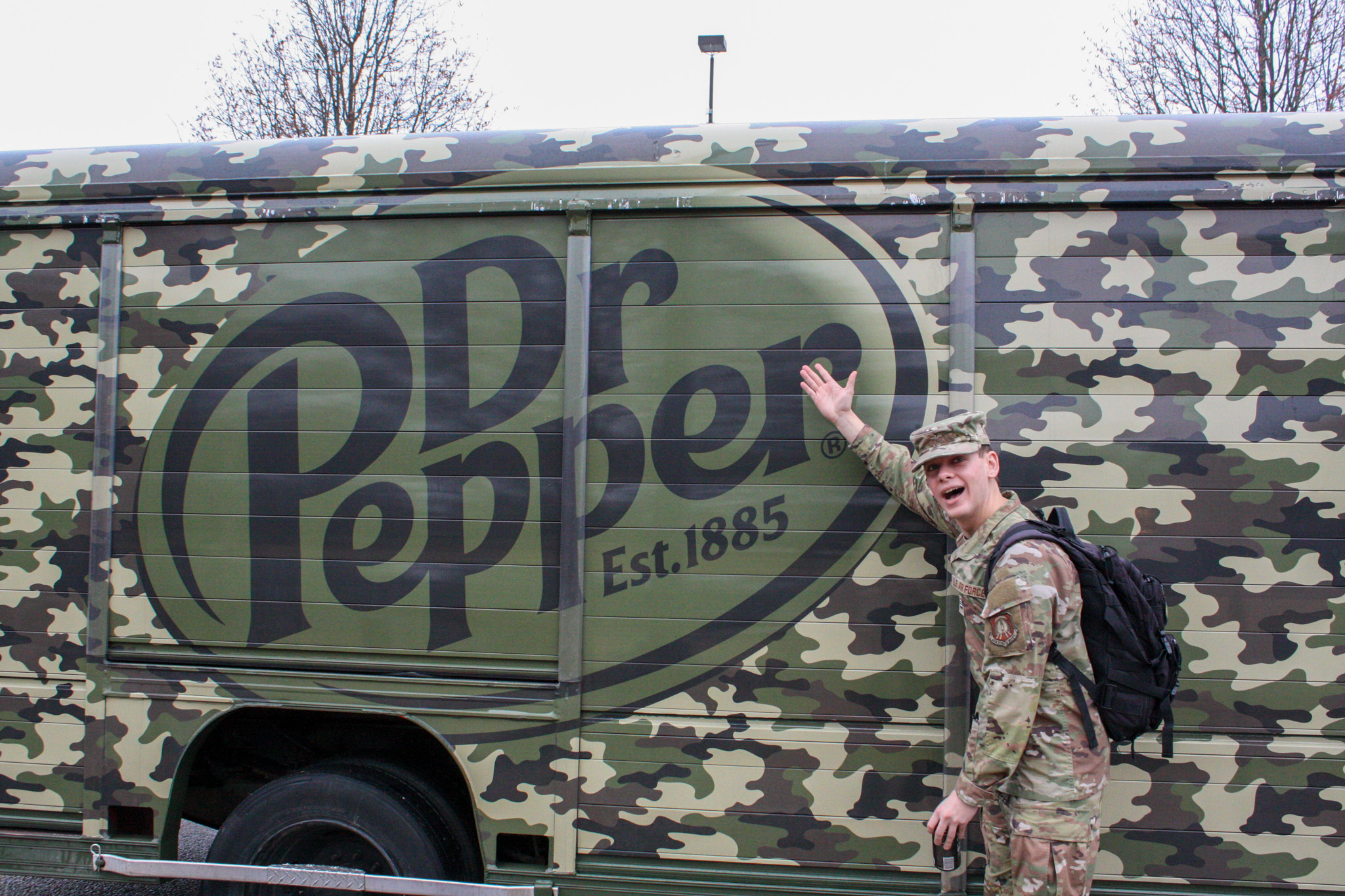 Cadets doing pushups.
