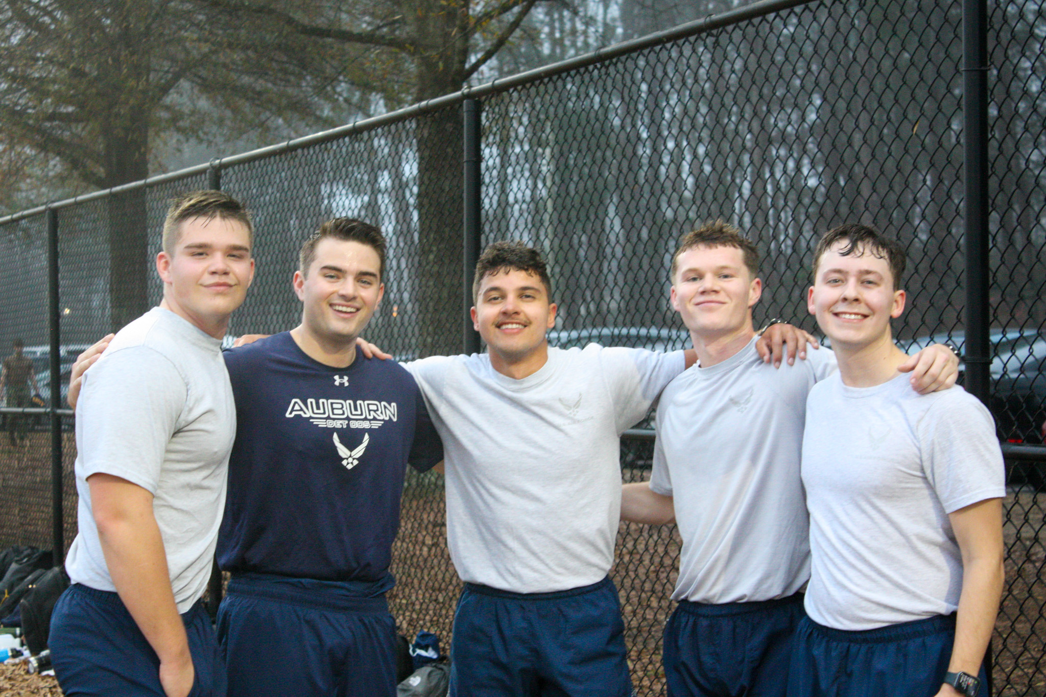 Cadets in formation.