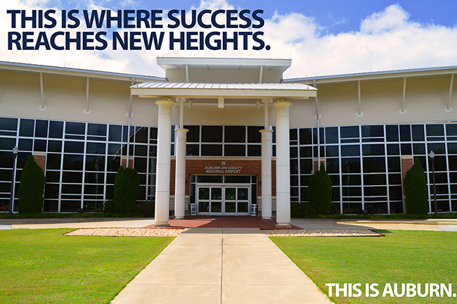 This Is Where Success Reaches New Heights. Airport Terminal entrance image.