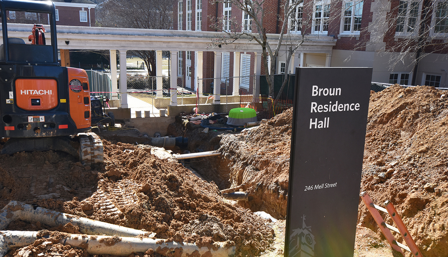 Quad Residence Halls Renovations - Harper & Broun Halls (February 2022)