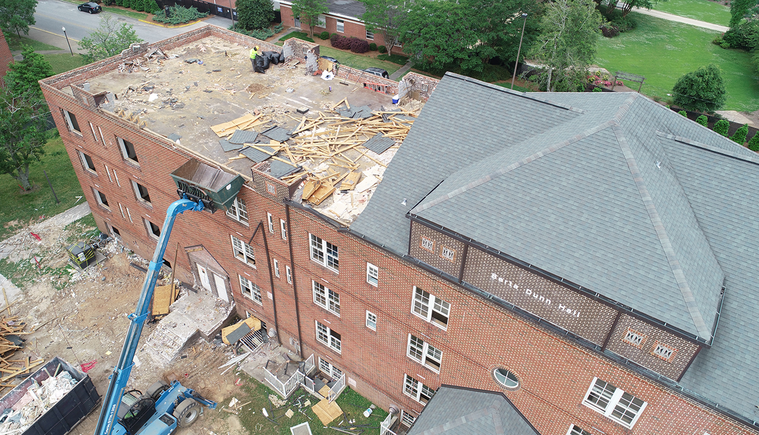 AU Facilities Management Hill Residence Hall Demolition Project Profile