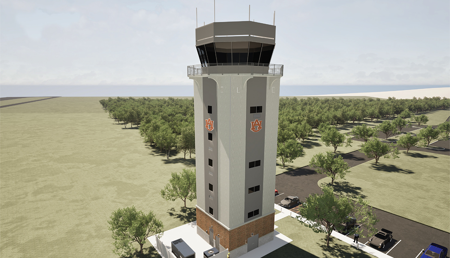 Auburn University Regional Airport Air Traffic Control Tower Auburn University Regional Airport Air Traffic Control Tower