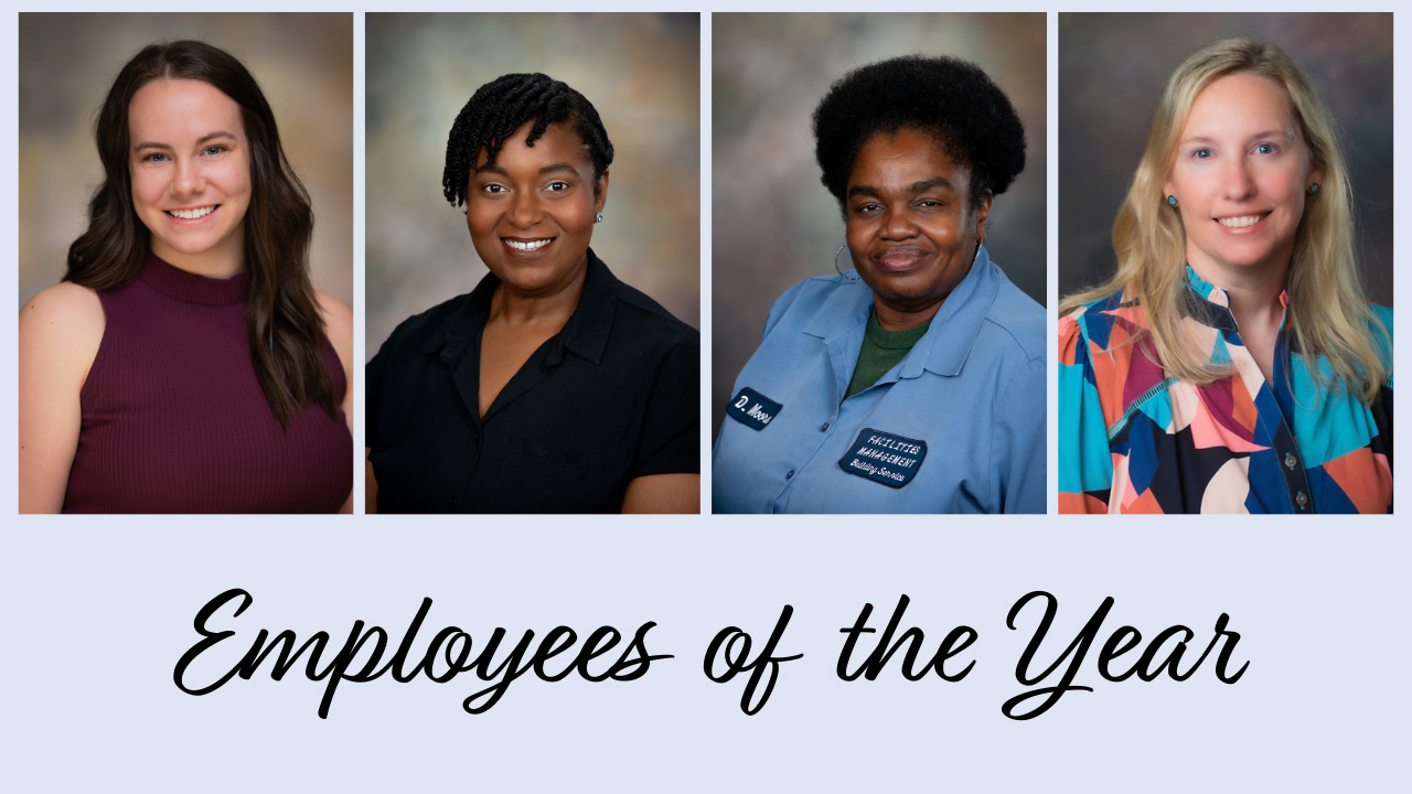 Headshots of four women