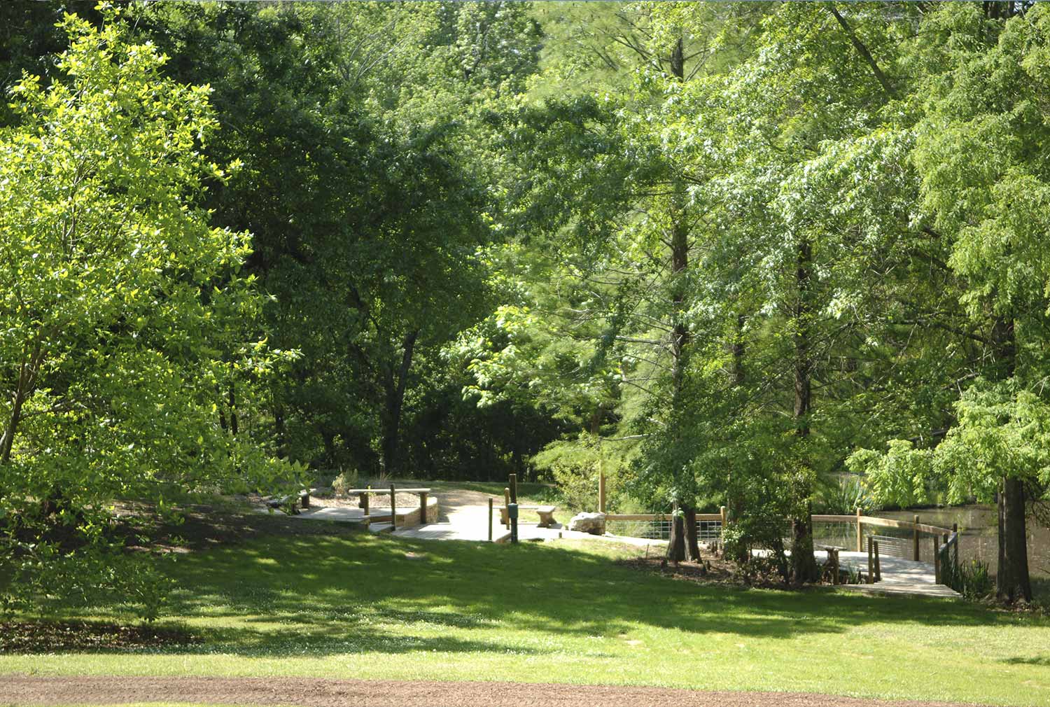 An open view of the Arboretum.