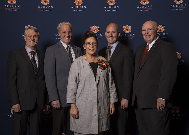 Robert Boyd, Dan LaRocque, Barb Struempler, Richard Hansen, and Timothy Boosinger at the Faculty Awards Ceremony