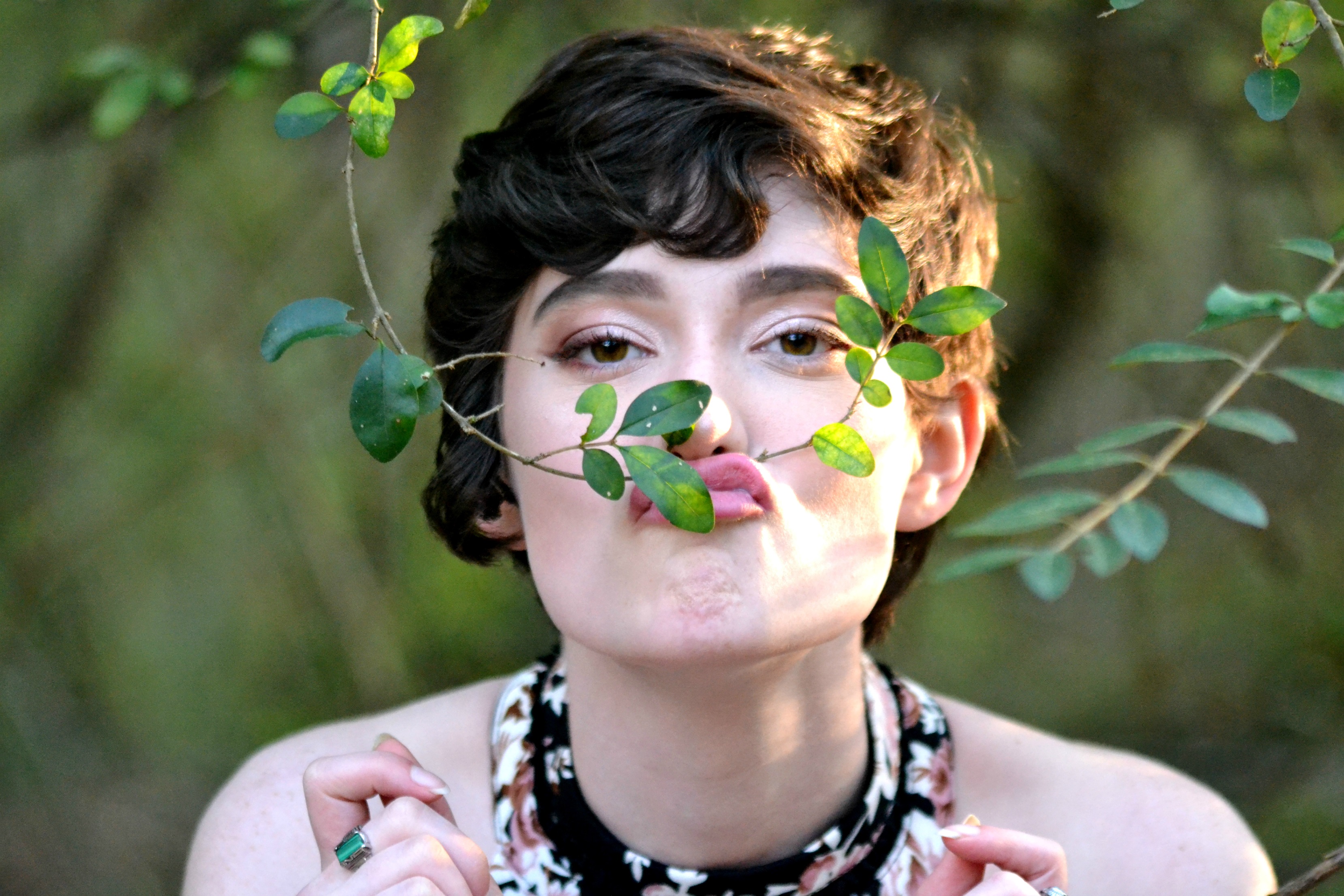 Vine Mustache by Stacie Hunter, first place. 