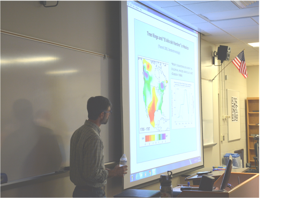 Dr. Therrell shares insight about data from tree rings in Mexico. 