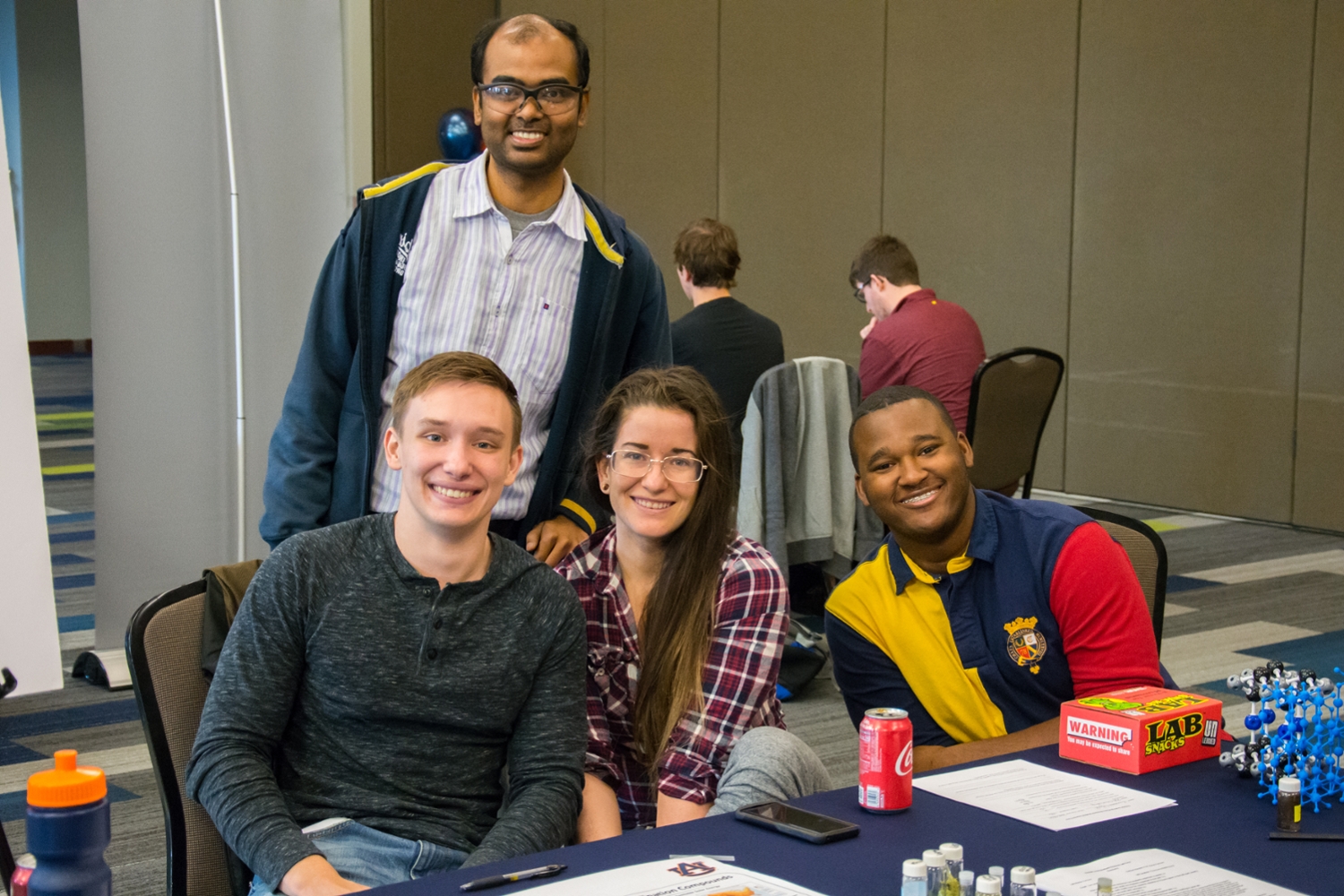 Students at the February 2019 Research Fair.