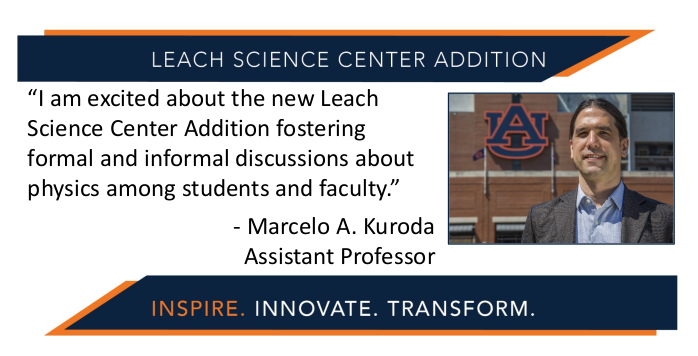 Auburn Inspires Faculty with New Leach Science Center – New Spaces Foster Discussions