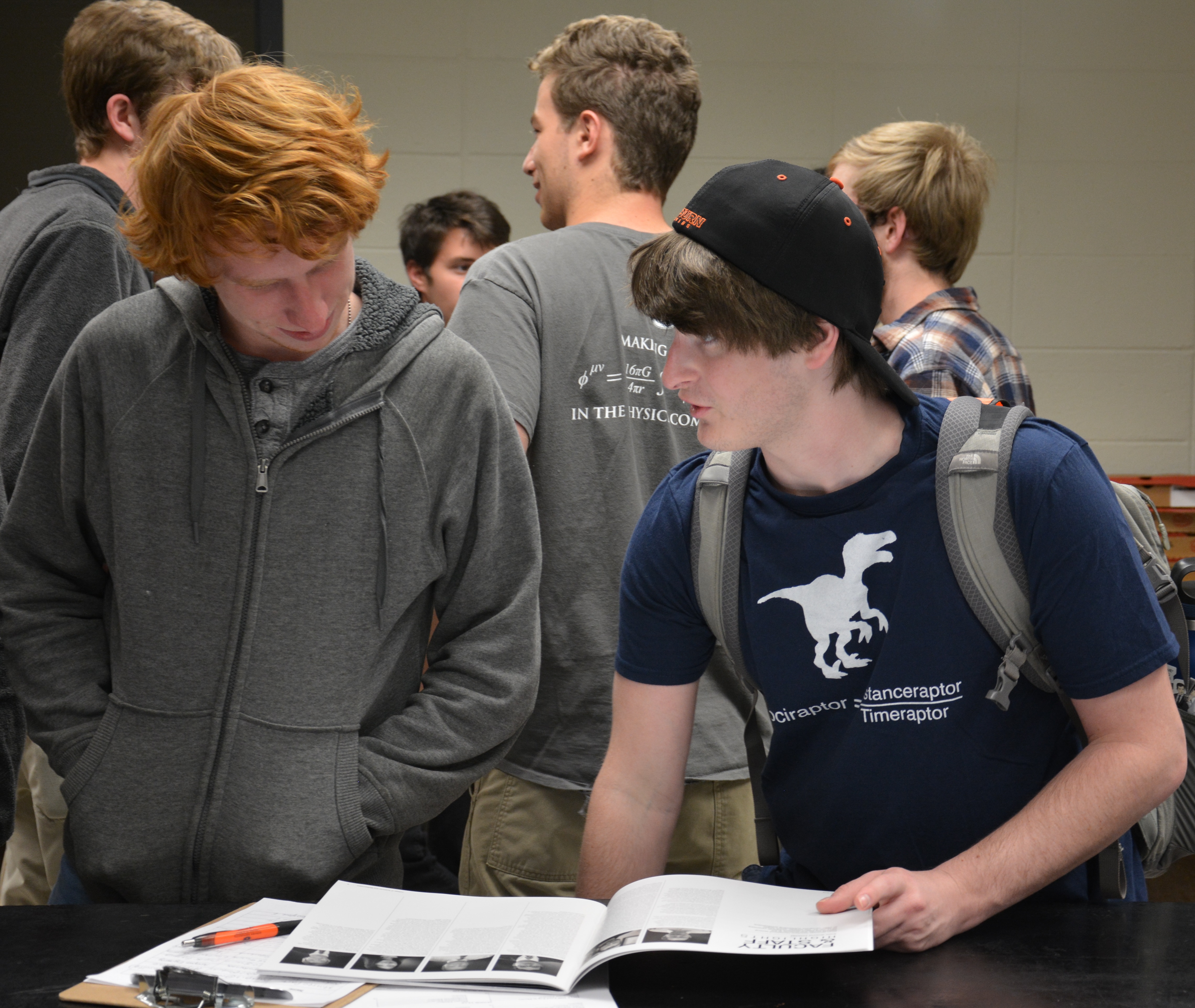 First Physics Social Hour Connects Students with Faculty