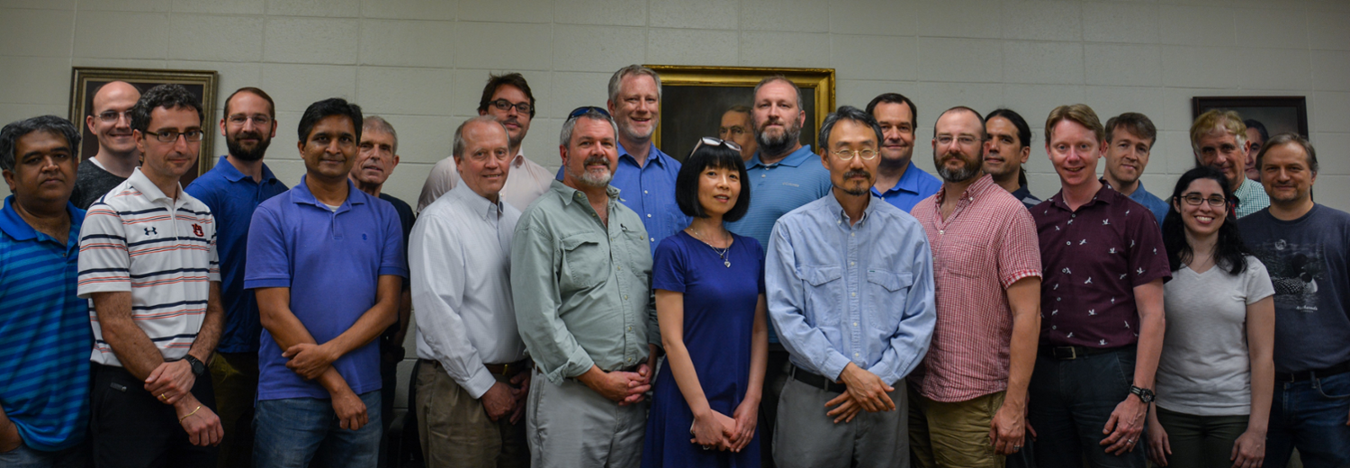 Faculty from the Department of Physics Met for the Last Time in the Allison Laboratory Building