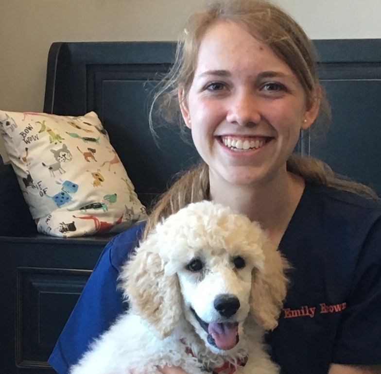 Future veterinarian Emily Brown.