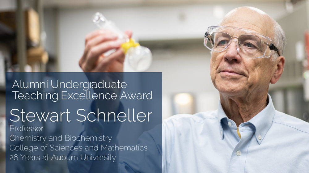 2019 Alumni Undergraduate Teaching Excellence Award Presented to Stewart Schneller