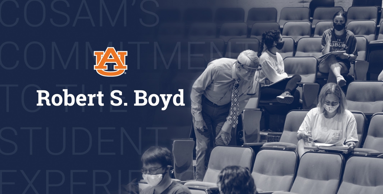 COSAM's Commitment to the Student Experience – Robert Boyd