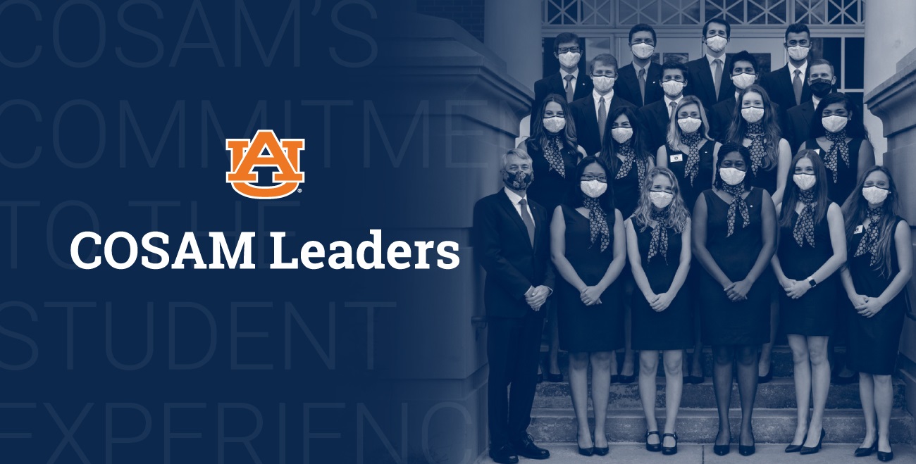 COSAM Leaders banner with group photo