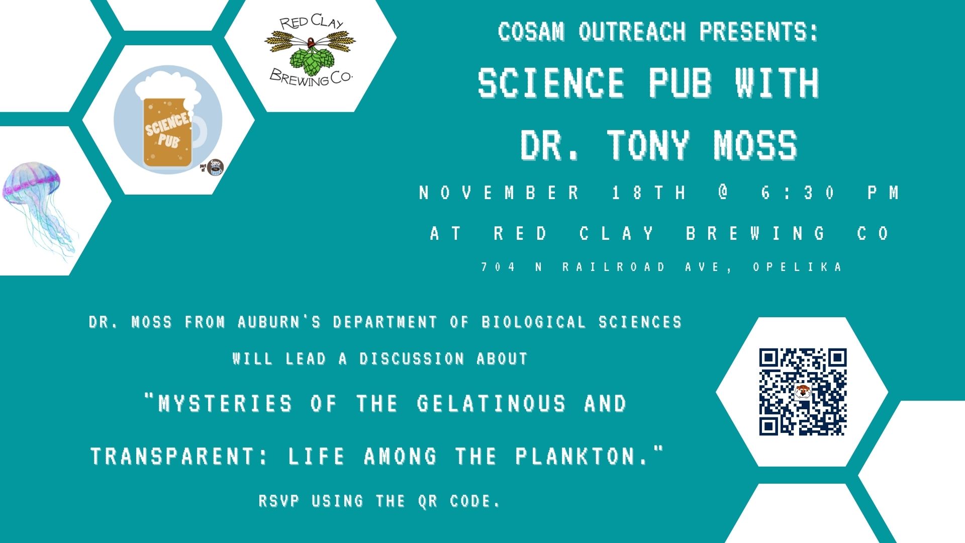 Science Pub - November 18 at 6:30 p.m.