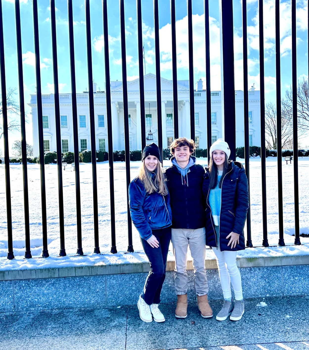 COSAM Leaders stop at the White House.