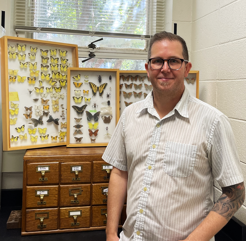 Brian Counterman receives $1.5 million NSF CAREER Award to investigate plasticity, genetic and environmental impacts on butterflies