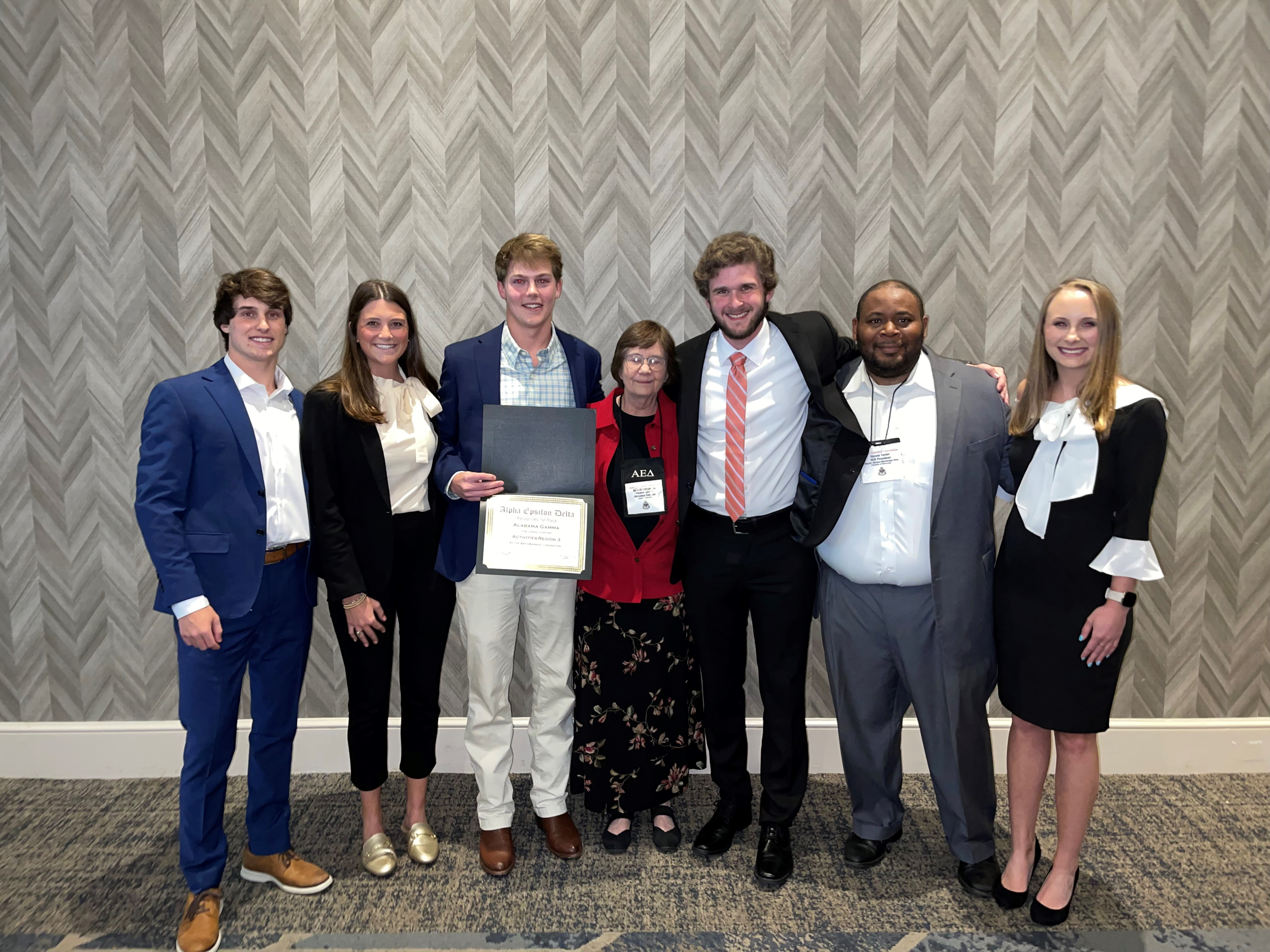 Auburn’s Alabama Gamma chapter of Alpha Epsilon Delta attends national convention, wins multiple awards